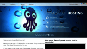 What Musicbot4you.net website looked like in 2017 (8 years ago)