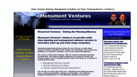 What Monumentventures.com website looked like in 2017 (7 years ago)