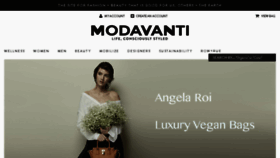 What Modavanti.com website looked like in 2017 (7 years ago)