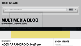 What Multimediablog.info website looked like in 2017 (8 years ago)