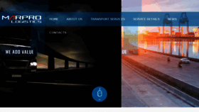 What Marprologistics.com website looked like in 2017 (8 years ago)