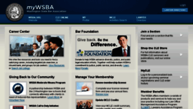 What Mywsba.org website looked like in 2017 (7 years ago)