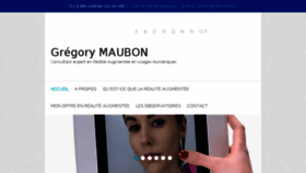 What Maubon.info website looked like in 2017 (7 years ago)