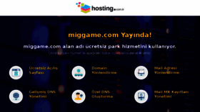 What Miggame.com website looked like in 2017 (7 years ago)