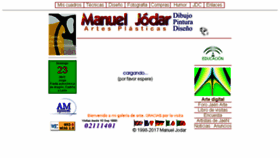 What Manueljodar.com website looked like in 2017 (7 years ago)