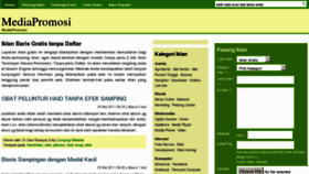 What Mediapromosi.co.id website looked like in 2011 (12 years ago)