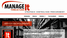 What Manageitgroup.co.za website looked like in 2017 (7 years ago)
