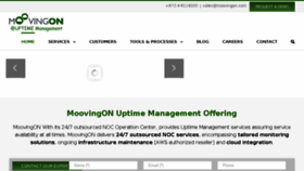 What Moovingon.com website looked like in 2017 (7 years ago)
