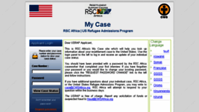 What Mycase.rscafrica.org website looked like in 2017 (7 years ago)