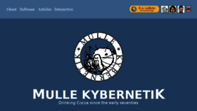 What Mulle-kybernetik.com website looked like in 2017 (7 years ago)