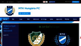 What Mtkhungaria.hu website looked like in 2017 (7 years ago)