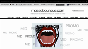 What Massaboutique.de website looked like in 2017 (7 years ago)