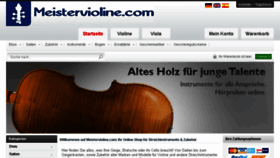 What Meistervioline.com website looked like in 2017 (7 years ago)