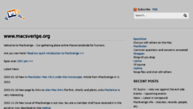 What Macsverige.org website looked like in 2017 (7 years ago)