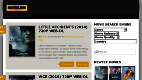 What Moviers.info website looked like in 2017 (7 years ago)