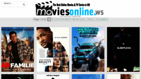 What Moviesonline.ws website looked like in 2017 (7 years ago)