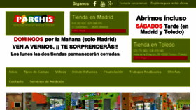 What Madrid-muebles.com website looked like in 2017 (7 years ago)