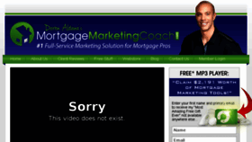 What Mortgagemarketingcoach.com website looked like in 2017 (7 years ago)