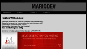 What Mariodev.de website looked like in 2017 (7 years ago)
