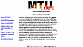What Mtu.net website looked like in 2017 (7 years ago)