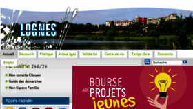 What Mairie-lognes.fr website looked like in 2017 (7 years ago)