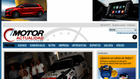 What Motoractualidad.es website looked like in 2017 (7 years ago)