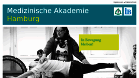 What Medizinische-akademie-hamburg.de website looked like in 2017 (7 years ago)