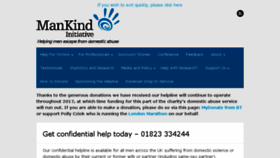 What Mankind.org.uk website looked like in 2017 (7 years ago)