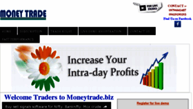 What Moneytrade.biz website looked like in 2017 (7 years ago)