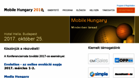 What Mobilhungary.com website looked like in 2017 (7 years ago)