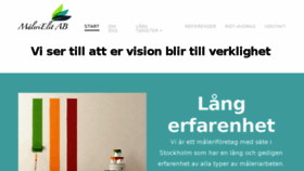 What Malerielit.se website looked like in 2017 (7 years ago)