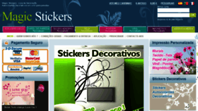 What Magic-stickers.com website looked like in 2017 (7 years ago)