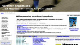 What Marathon-ergebnis.de website looked like in 2017 (6 years ago)