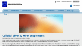What Miraxsupplements.com website looked like in 2017 (6 years ago)