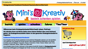 What Miniskreativ.de website looked like in 2017 (7 years ago)
