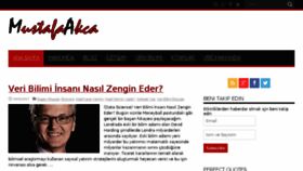 What Mustafaakca.com website looked like in 2017 (6 years ago)