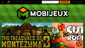 What Mobijeux.com website looked like in 2017 (7 years ago)
