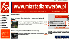 What Miastadlarowerow.pl website looked like in 2017 (7 years ago)