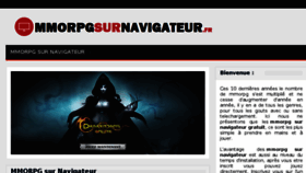 What Mmorpgsurnavigateur.fr website looked like in 2017 (7 years ago)