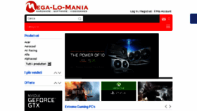 What Mega-lo-mania.eu website looked like in 2017 (6 years ago)