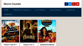 What Moviecounter.co website looked like in 2017 (7 years ago)