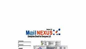 What Mailnexus.com website looked like in 2017 (7 years ago)