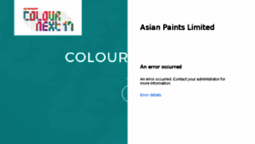 What Mail.asianpaints.com website looked like in 2017 (7 years ago)