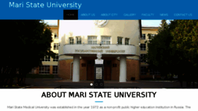 What Maristateuniversity.com website looked like in 2017 (7 years ago)