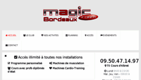 What Magicform-bordeaux.fr website looked like in 2017 (6 years ago)
