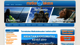 What Matkalakeus.fi website looked like in 2017 (7 years ago)