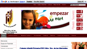 What Mercedariasdelacaridad.es website looked like in 2017 (7 years ago)