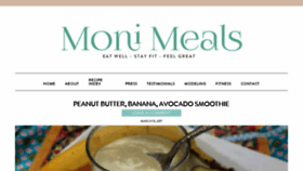 What Monimeals.com website looked like in 2017 (7 years ago)