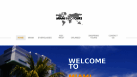 What Miamiinfotours.com website looked like in 2017 (7 years ago)
