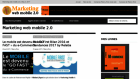 What Marketing-webmobile.fr website looked like in 2017 (6 years ago)